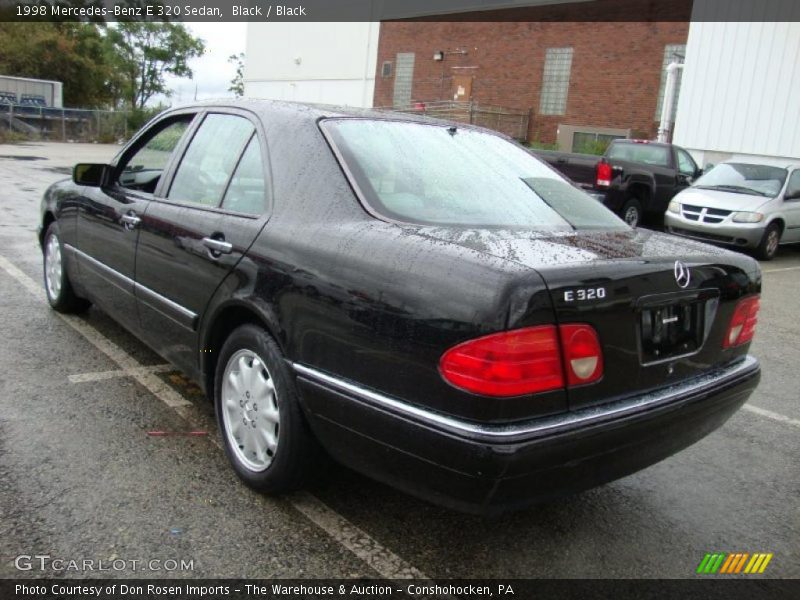 Black / Black 1998 Mercedes-Benz E 320 Sedan
