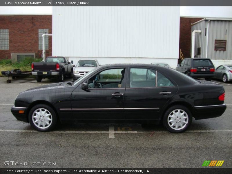 Black / Black 1998 Mercedes-Benz E 320 Sedan
