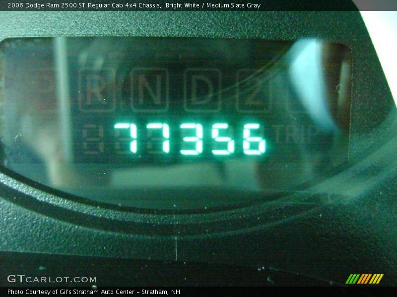 Bright White / Medium Slate Gray 2006 Dodge Ram 2500 ST Regular Cab 4x4 Chassis