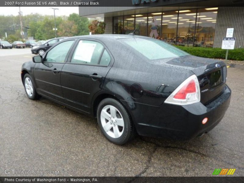 Black / Charcoal Black 2007 Ford Fusion SE V6 AWD