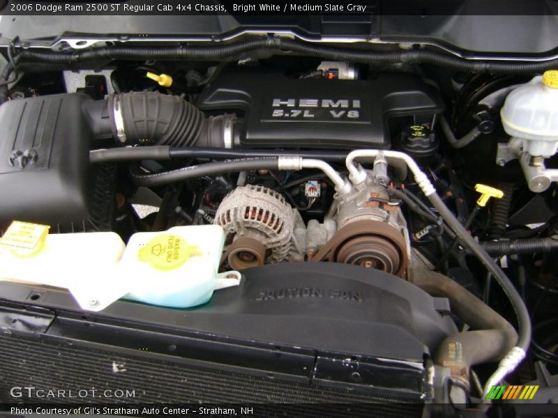 Bright White / Medium Slate Gray 2006 Dodge Ram 2500 ST Regular Cab 4x4 Chassis