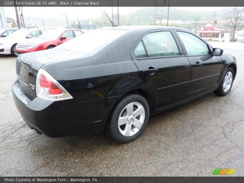 Black / Charcoal Black 2007 Ford Fusion SE V6 AWD