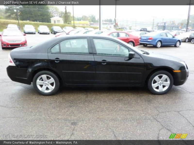 Black / Charcoal Black 2007 Ford Fusion SE V6 AWD
