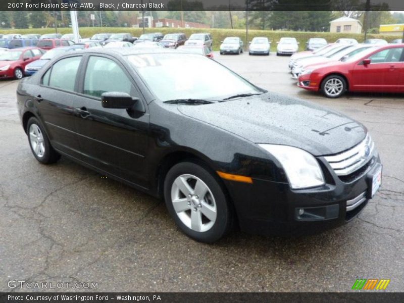 Black / Charcoal Black 2007 Ford Fusion SE V6 AWD