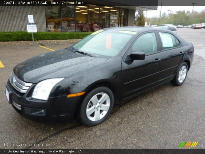 Black / Charcoal Black 2007 Ford Fusion SE V6 AWD
