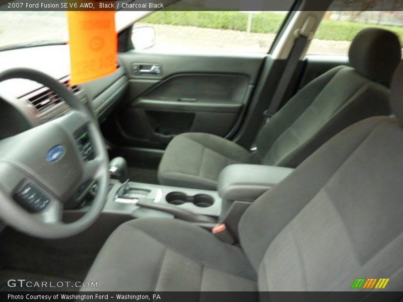 Black / Charcoal Black 2007 Ford Fusion SE V6 AWD