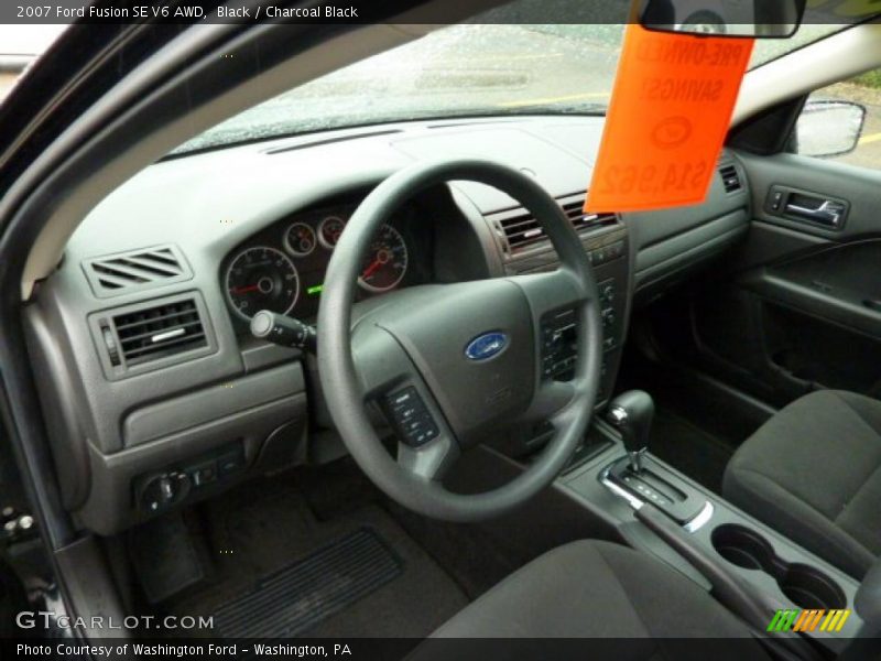Black / Charcoal Black 2007 Ford Fusion SE V6 AWD