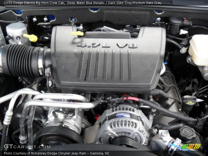  2011 Dakota Big Horn Crew Cab Engine - 3.7 Liter SOHC 12-Valve Magnum V6
