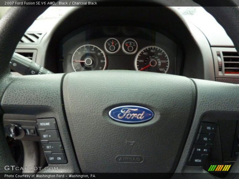 Black / Charcoal Black 2007 Ford Fusion SE V6 AWD