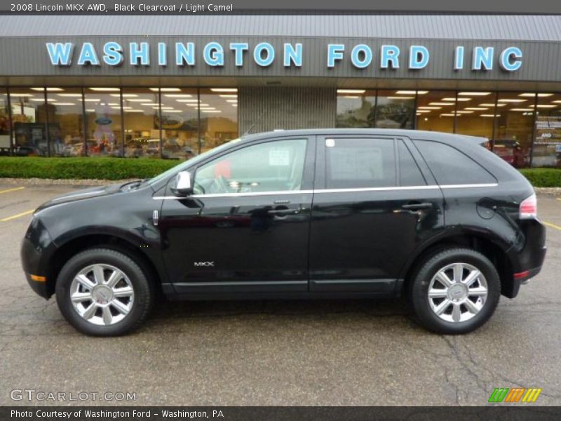 Black Clearcoat / Light Camel 2008 Lincoln MKX AWD