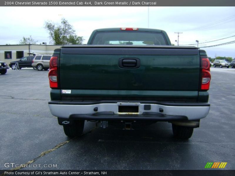 Dark Green Metallic / Dark Charcoal 2004 Chevrolet Silverado 1500 Extended Cab 4x4