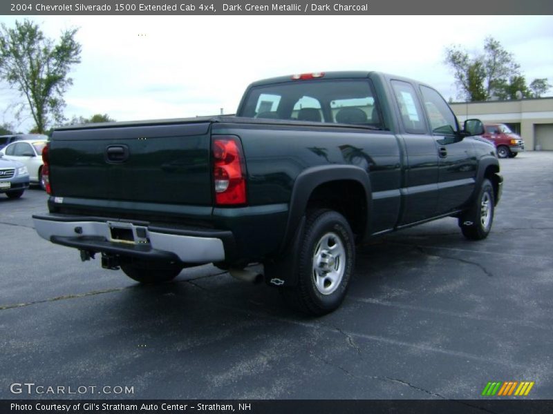 Dark Green Metallic / Dark Charcoal 2004 Chevrolet Silverado 1500 Extended Cab 4x4