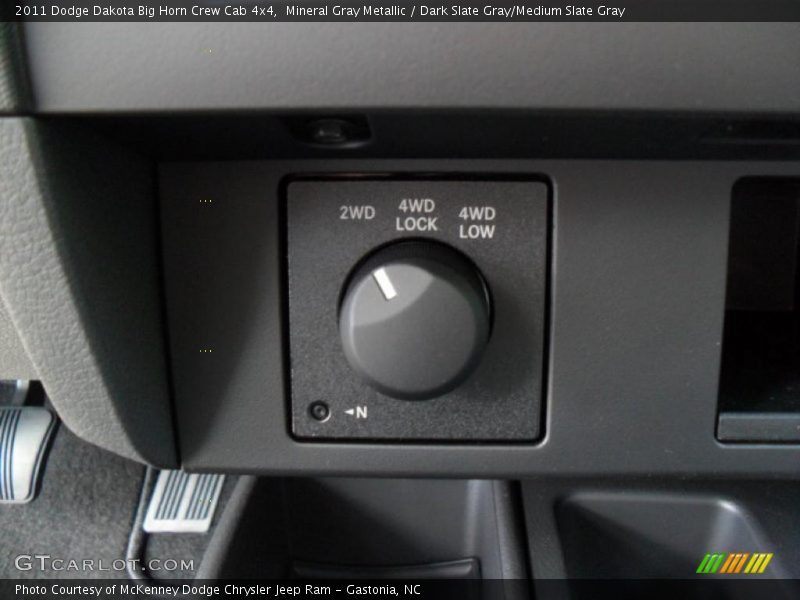 Mineral Gray Metallic / Dark Slate Gray/Medium Slate Gray 2011 Dodge Dakota Big Horn Crew Cab 4x4
