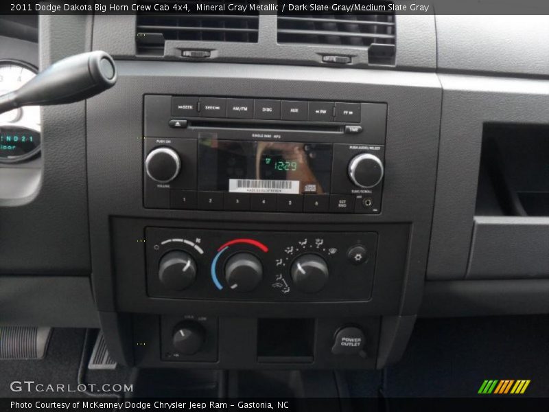 Mineral Gray Metallic / Dark Slate Gray/Medium Slate Gray 2011 Dodge Dakota Big Horn Crew Cab 4x4
