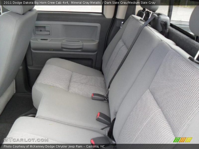 Mineral Gray Metallic / Dark Slate Gray/Medium Slate Gray 2011 Dodge Dakota Big Horn Crew Cab 4x4