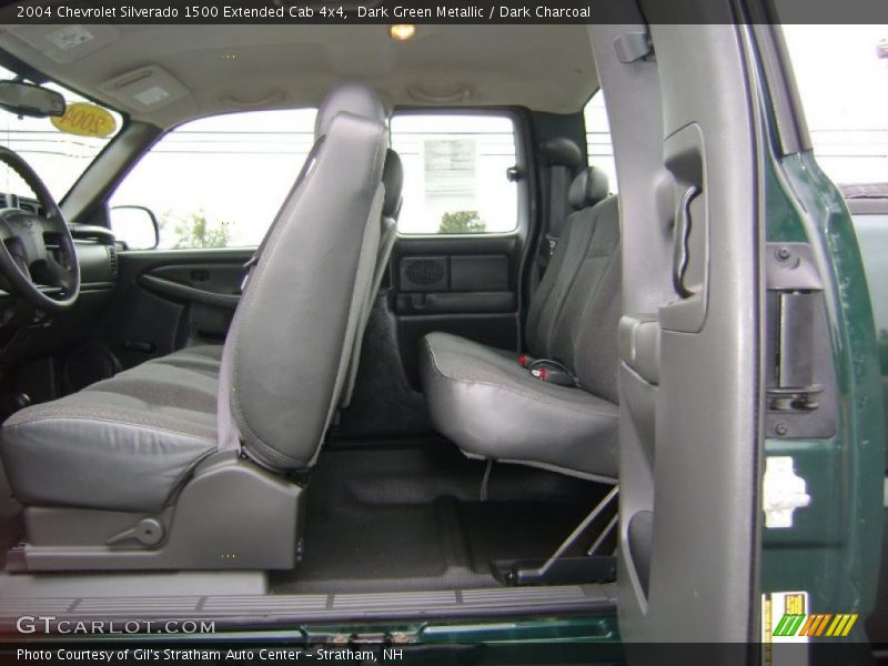 Dark Green Metallic / Dark Charcoal 2004 Chevrolet Silverado 1500 Extended Cab 4x4