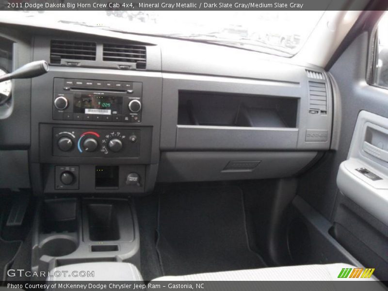 Mineral Gray Metallic / Dark Slate Gray/Medium Slate Gray 2011 Dodge Dakota Big Horn Crew Cab 4x4