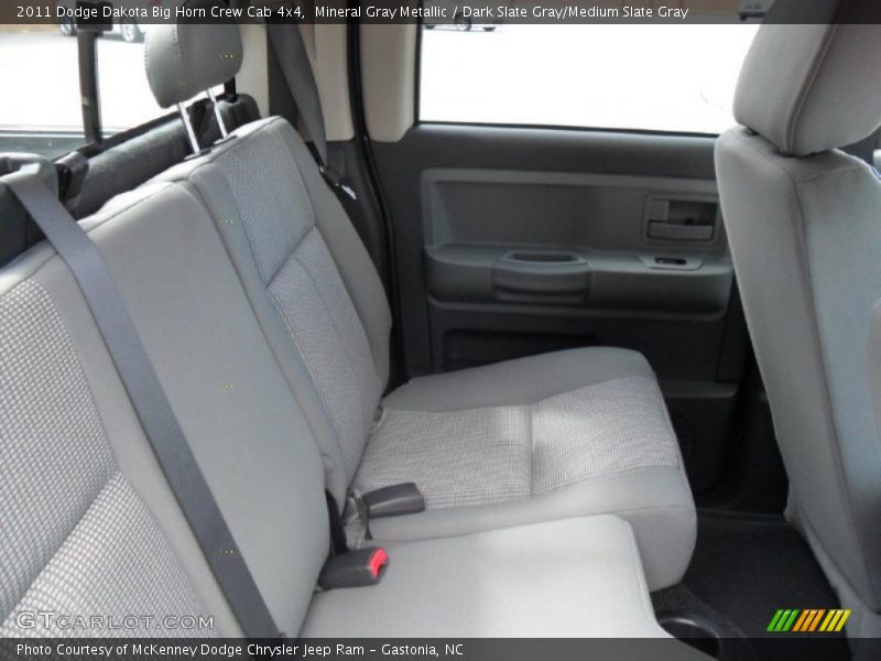 Mineral Gray Metallic / Dark Slate Gray/Medium Slate Gray 2011 Dodge Dakota Big Horn Crew Cab 4x4