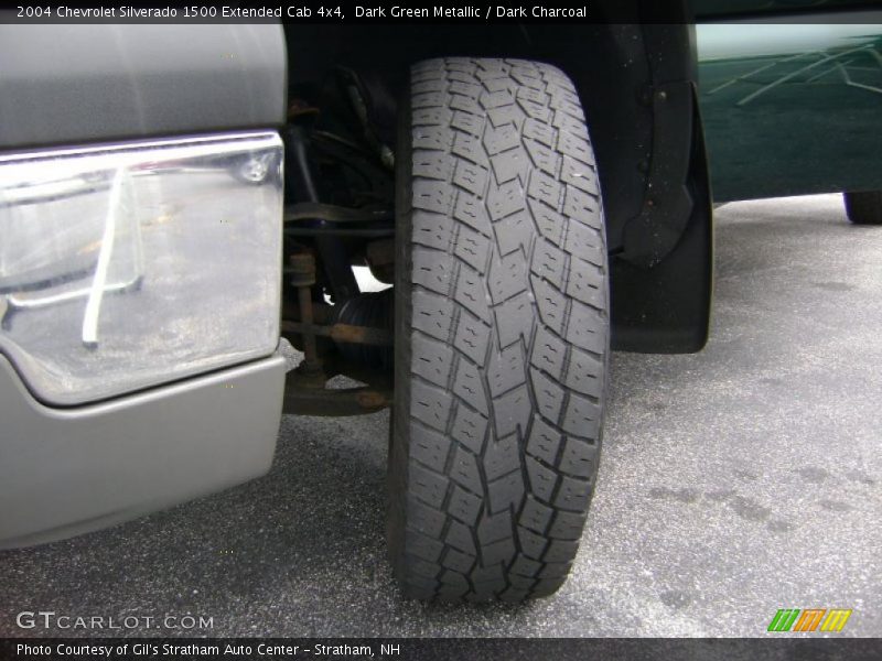 Dark Green Metallic / Dark Charcoal 2004 Chevrolet Silverado 1500 Extended Cab 4x4