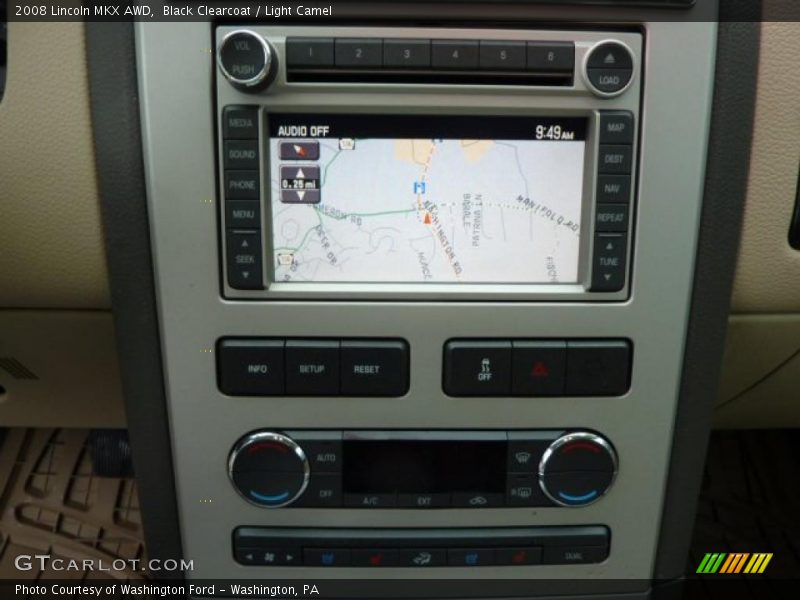 Black Clearcoat / Light Camel 2008 Lincoln MKX AWD
