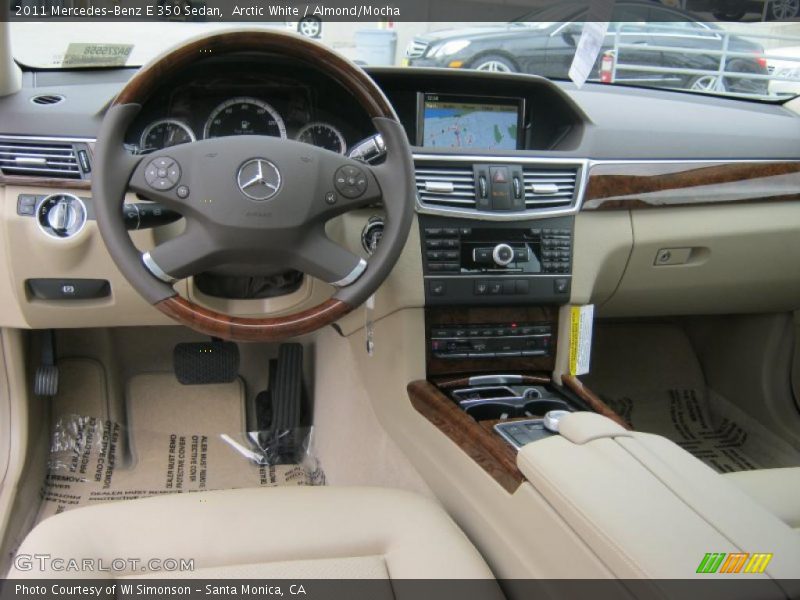 Arctic White / Almond/Mocha 2011 Mercedes-Benz E 350 Sedan