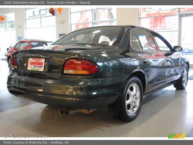 Forest Green Metallic / Neutral 1999 Oldsmobile Intrigue GX