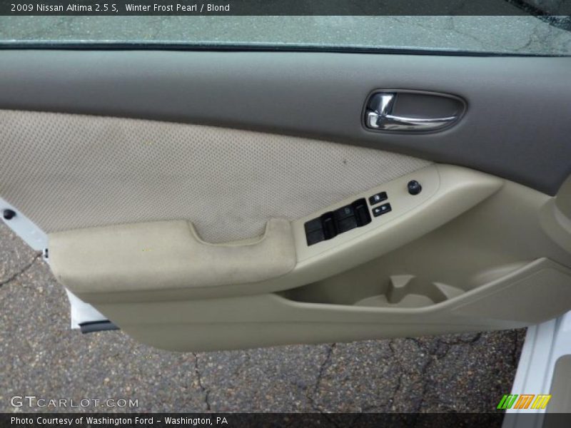 Winter Frost Pearl / Blond 2009 Nissan Altima 2.5 S