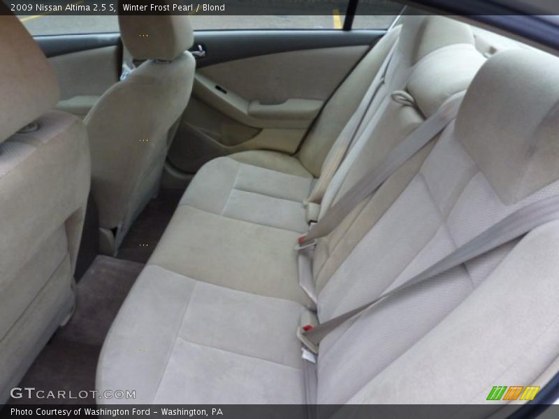 Winter Frost Pearl / Blond 2009 Nissan Altima 2.5 S