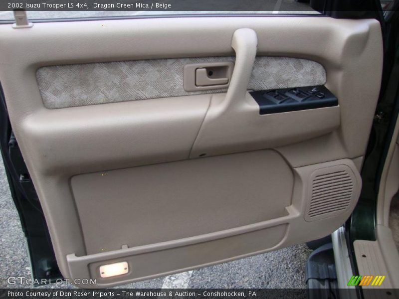Dragon Green Mica / Beige 2002 Isuzu Trooper LS 4x4