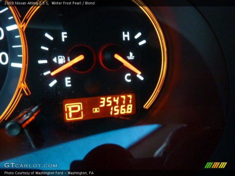 Winter Frost Pearl / Blond 2009 Nissan Altima 2.5 S