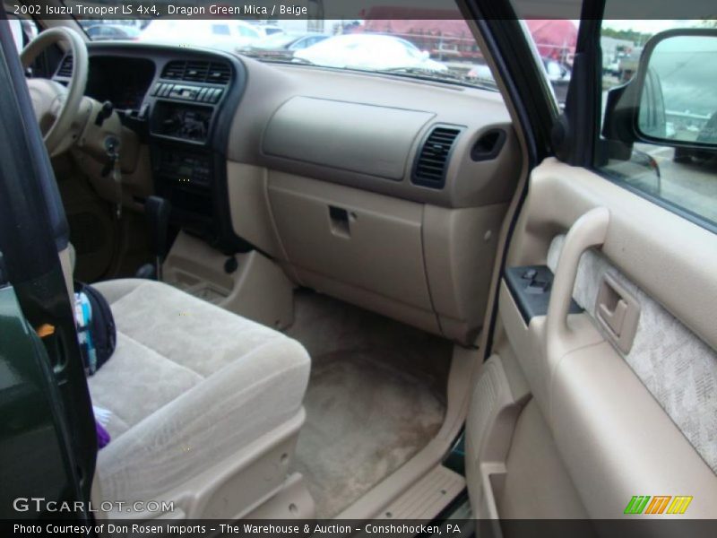 Dragon Green Mica / Beige 2002 Isuzu Trooper LS 4x4