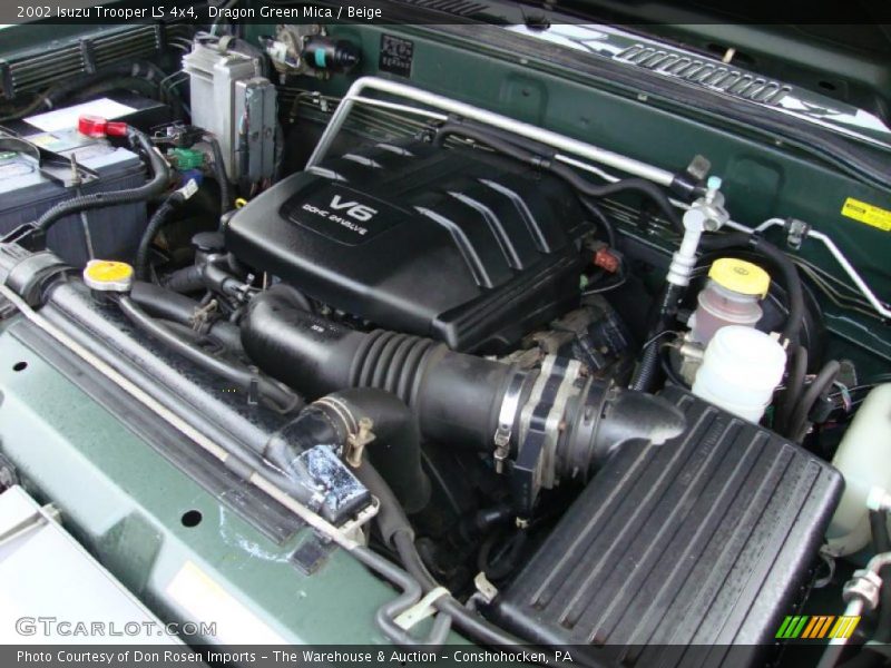 Dragon Green Mica / Beige 2002 Isuzu Trooper LS 4x4
