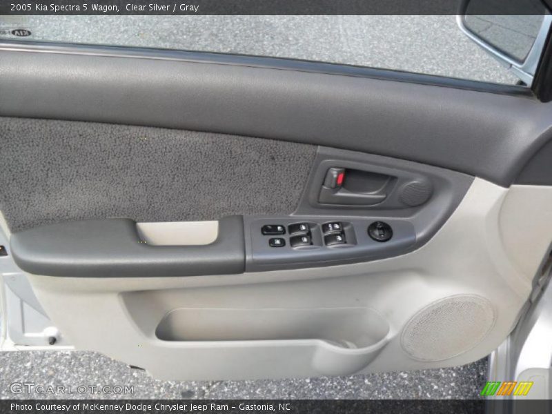 Clear Silver / Gray 2005 Kia Spectra 5 Wagon
