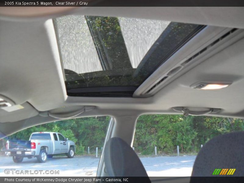 Clear Silver / Gray 2005 Kia Spectra 5 Wagon