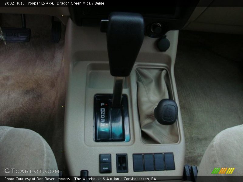 Dragon Green Mica / Beige 2002 Isuzu Trooper LS 4x4