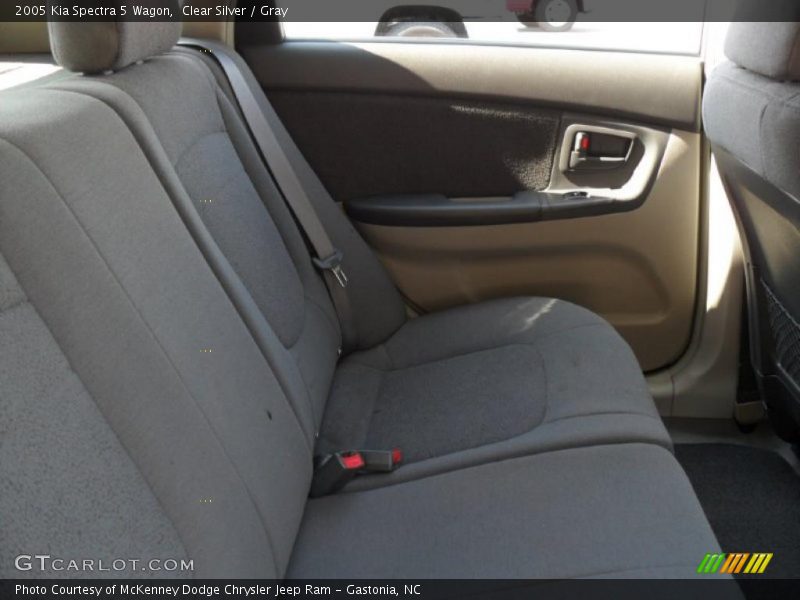 Clear Silver / Gray 2005 Kia Spectra 5 Wagon
