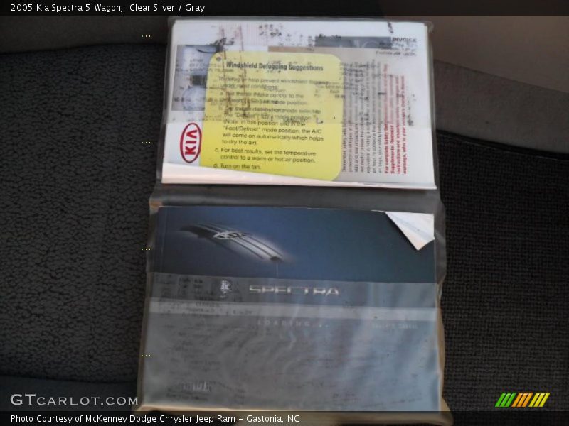 Clear Silver / Gray 2005 Kia Spectra 5 Wagon