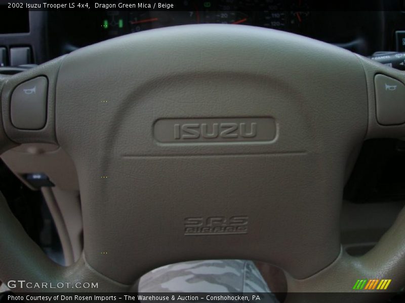 Dragon Green Mica / Beige 2002 Isuzu Trooper LS 4x4