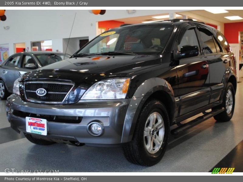 Ebony Black / Gray 2005 Kia Sorento EX 4WD