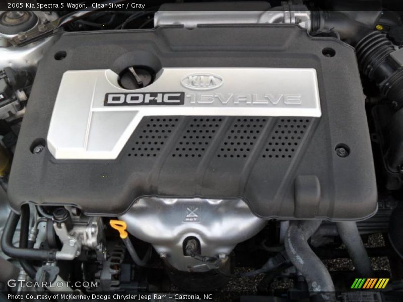  2005 Spectra 5 Wagon Engine - 2.0 Liter DOHC 16 Valve 4 Cylinder