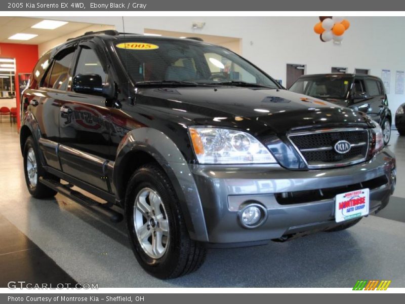 Ebony Black / Gray 2005 Kia Sorento EX 4WD