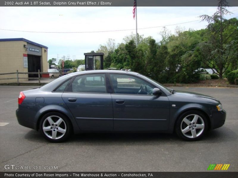 Dolphin Grey Pearl Effect / Ebony 2002 Audi A4 1.8T Sedan