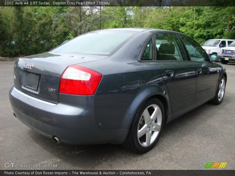 Dolphin Grey Pearl Effect / Ebony 2002 Audi A4 1.8T Sedan