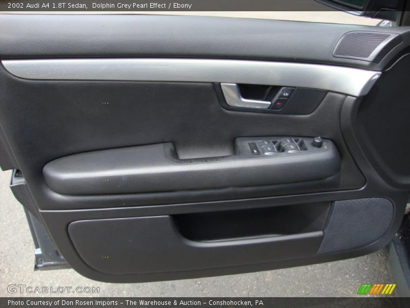 Dolphin Grey Pearl Effect / Ebony 2002 Audi A4 1.8T Sedan