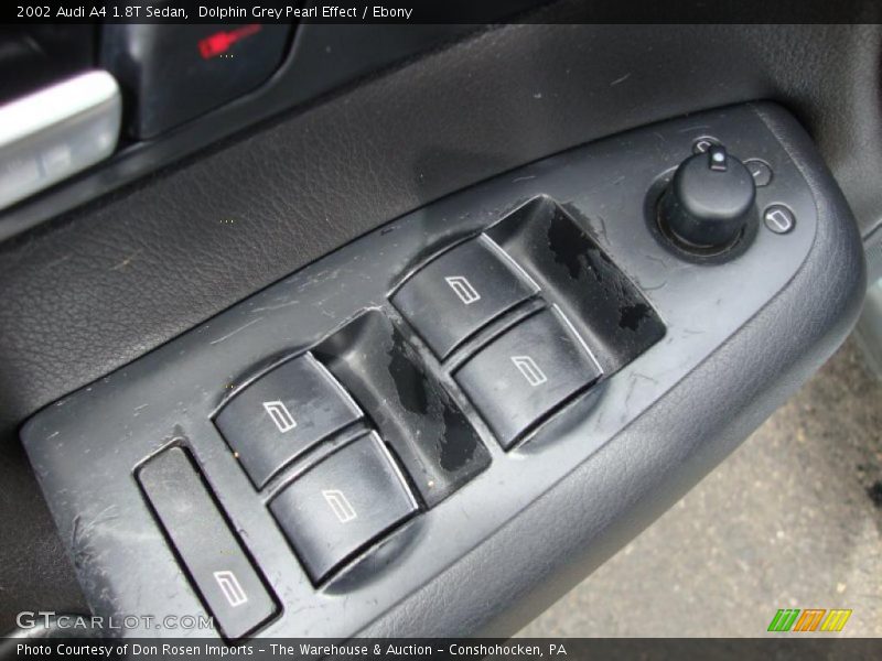 Dolphin Grey Pearl Effect / Ebony 2002 Audi A4 1.8T Sedan