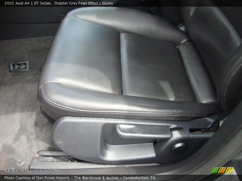 Dolphin Grey Pearl Effect / Ebony 2002 Audi A4 1.8T Sedan