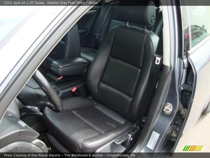 Dolphin Grey Pearl Effect / Ebony 2002 Audi A4 1.8T Sedan