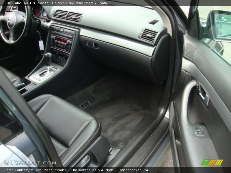 Dolphin Grey Pearl Effect / Ebony 2002 Audi A4 1.8T Sedan