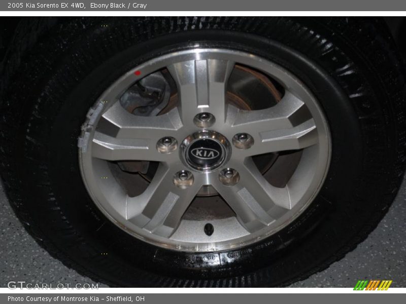 Ebony Black / Gray 2005 Kia Sorento EX 4WD