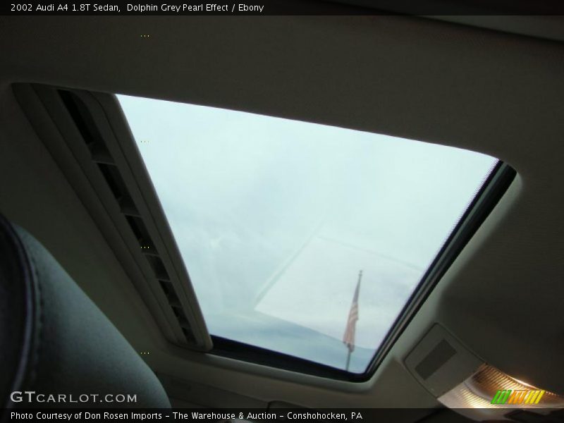 Dolphin Grey Pearl Effect / Ebony 2002 Audi A4 1.8T Sedan